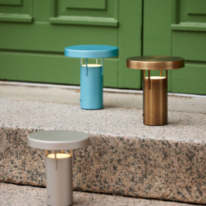 BringMe Oppladbar Bordlampe Mini – Metallic Sand - Bilde 3