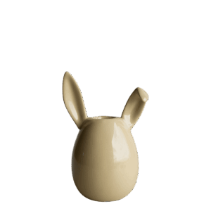 Rabbit Candle Holder Shiny Yellow - Bilde 4