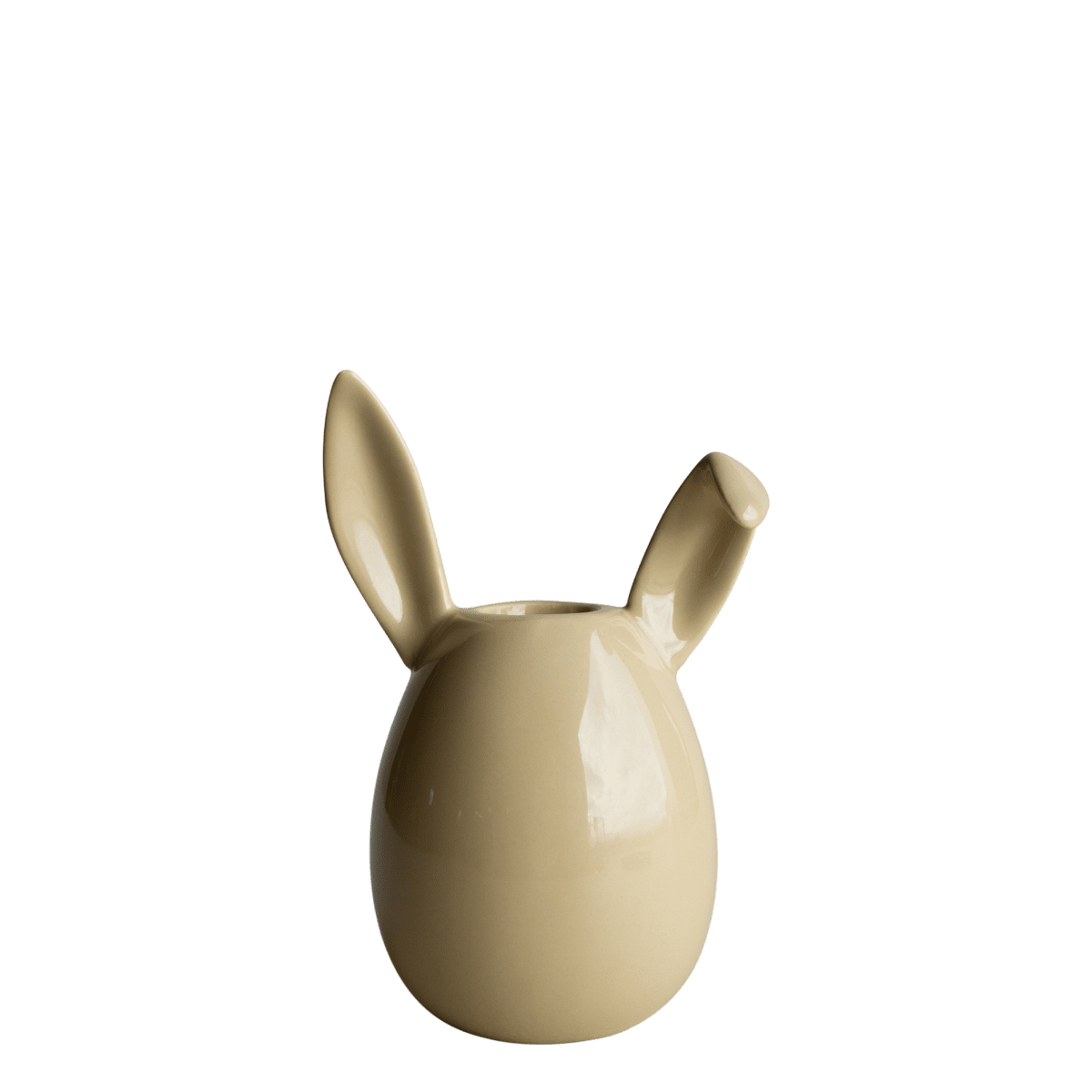 Rabbit Candle Holder Shiny Yellow - Bilde 4