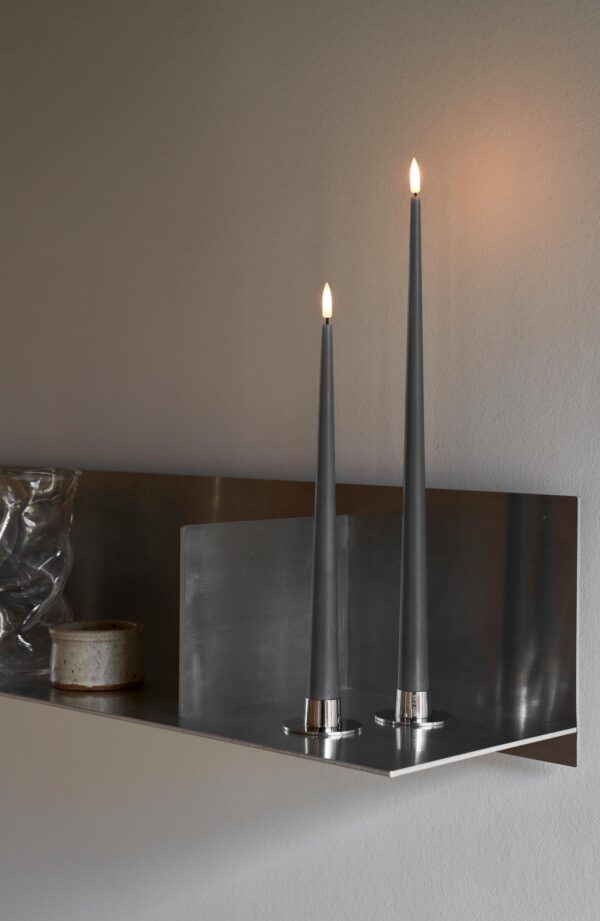 Lysestake Blank Sølv – Medium - Bilde 2