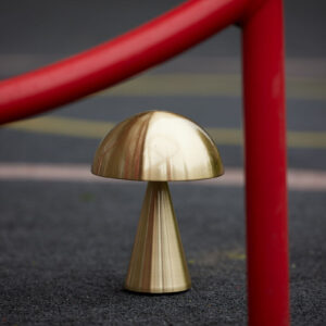 Mush Oppladbar Bordlampe – Brass - Bilde 3