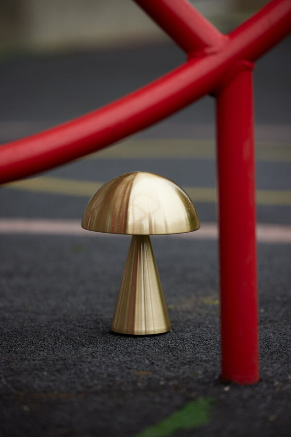 Mush Oppladbar Bordlampe – Brass - Bilde 3