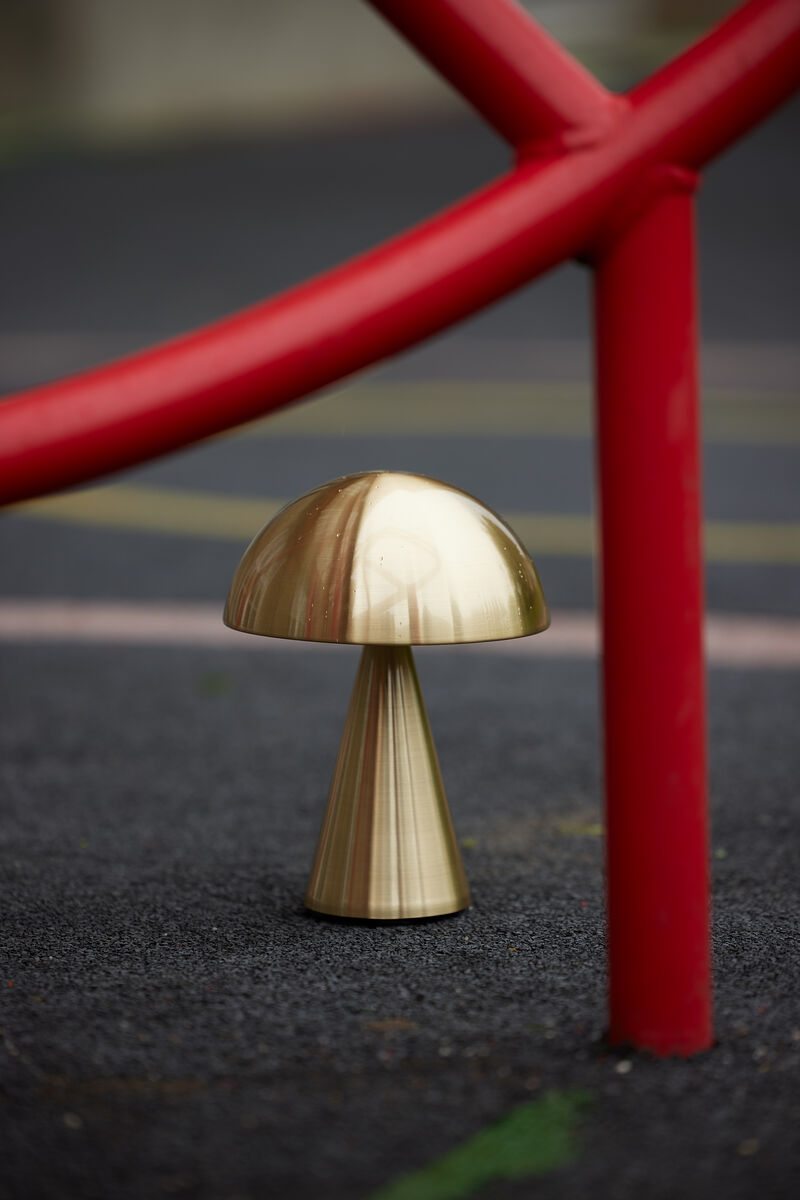 Mush Oppladbar Bordlampe – Brass - Bilde 3