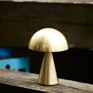 Mush Oppladbar Bordlampe – Brass - Bilde 4