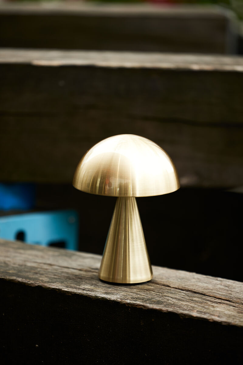 Mush Oppladbar Bordlampe – Brass - Bilde 4