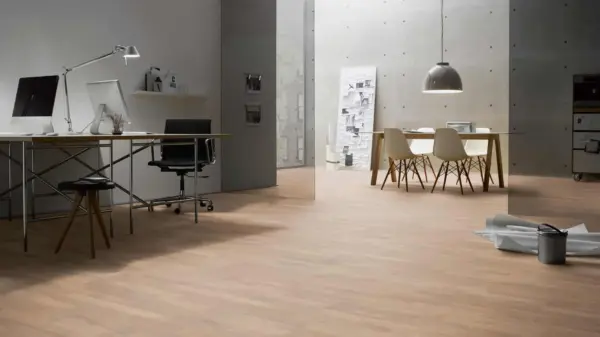 TERHURNE PARKETT HVIT EIK NATUR 3-STAV MATTLAKK 20CM