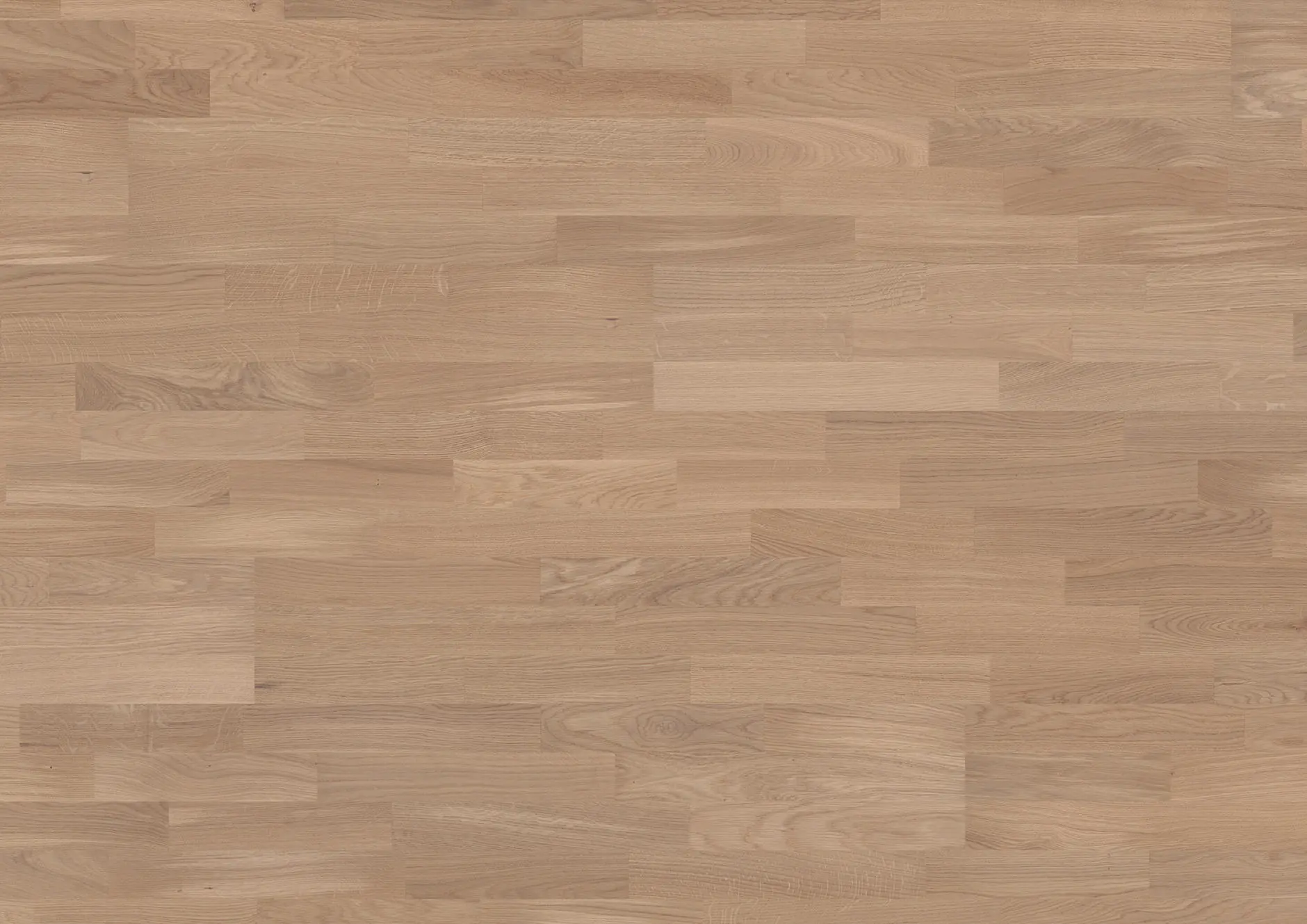 TERHURNE PARKETT HVIT EIK NATUR 3-STAV MATTLAKK 20CM - Bilde 3