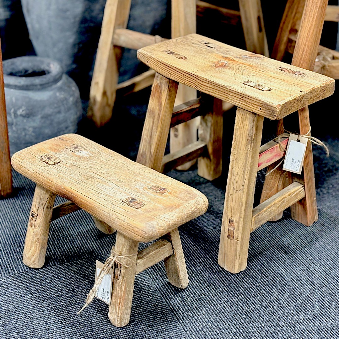 Vintage Babykvadrat Krakk - Bilde 2