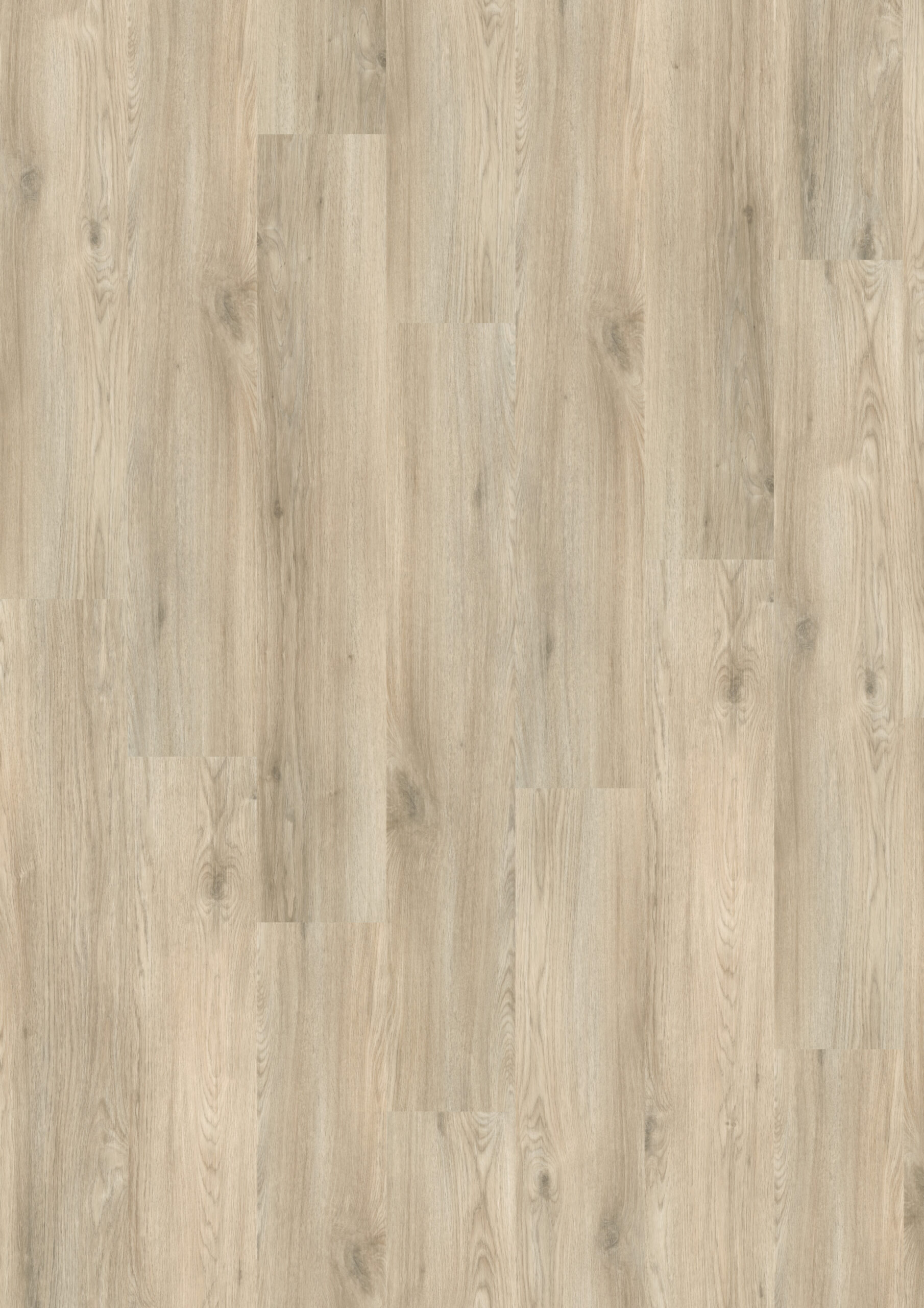 Lys eikefarget klikkvinyl med naturlig trestruktur og plankemønster