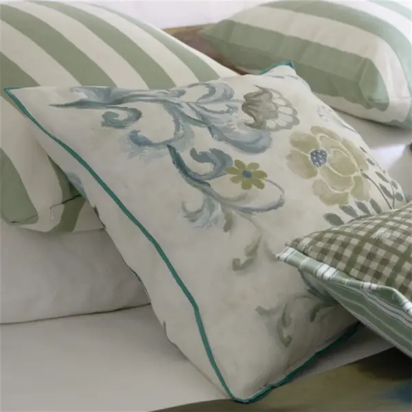 Osier Damassé Eau de Nil Pyntepute - Bilde 3