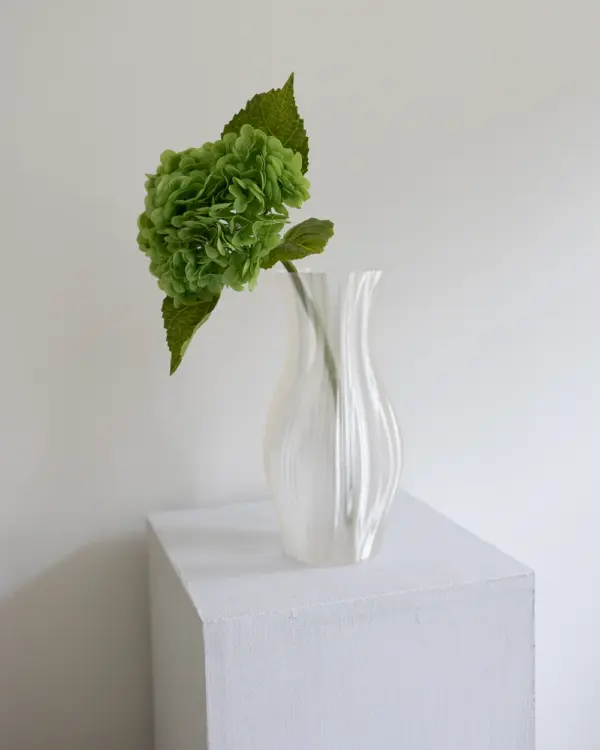 Kunstig hortensia grønn fra Bloom Objects naturtro blomst