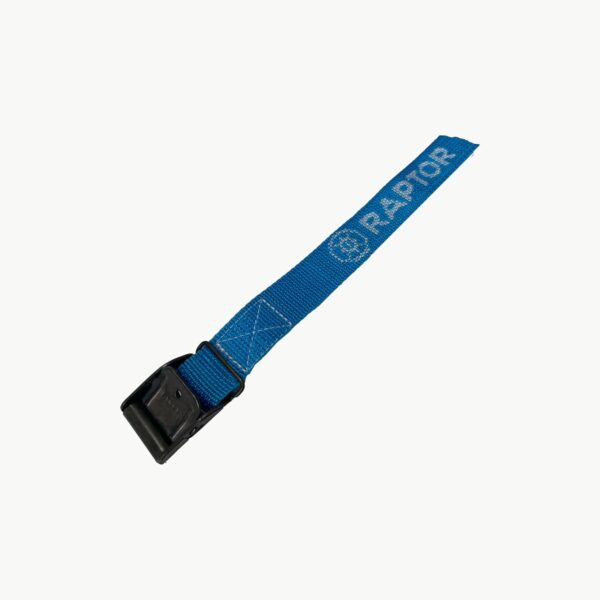 Lastestropp 1,5 m 25 mm turkis med spenne