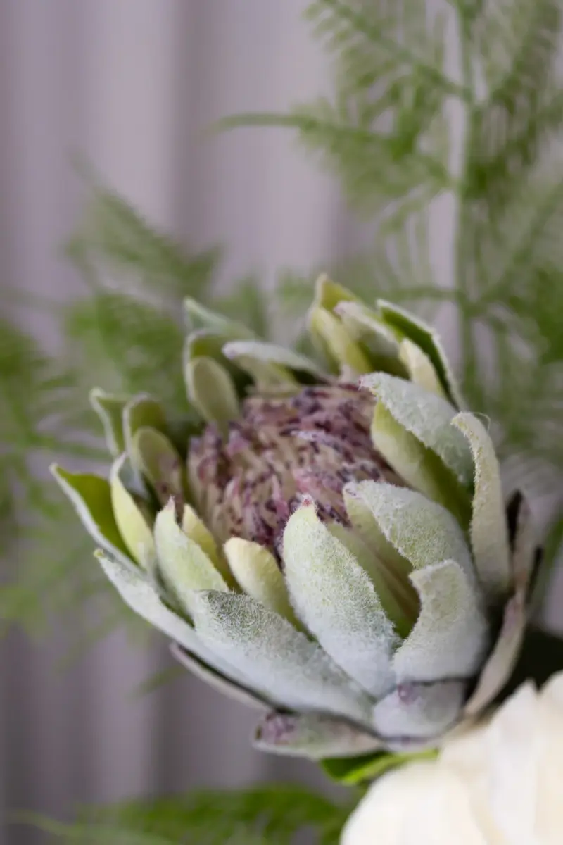 Soft Green – Kunstig Blomsterbukett