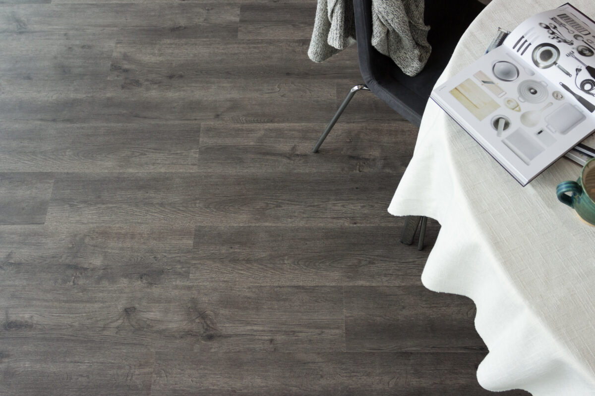 Maxwear Klikkvinyl med kork - Eik Smokey