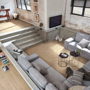 Laminat MeisterDesign LS 350 Sand Cliff Oak 07122 – Fiskebensgulv - Bilde 3