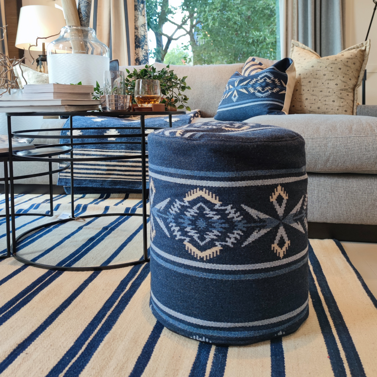 Arrowhead Stripe Night Sky Pyntepute - Bilde 3