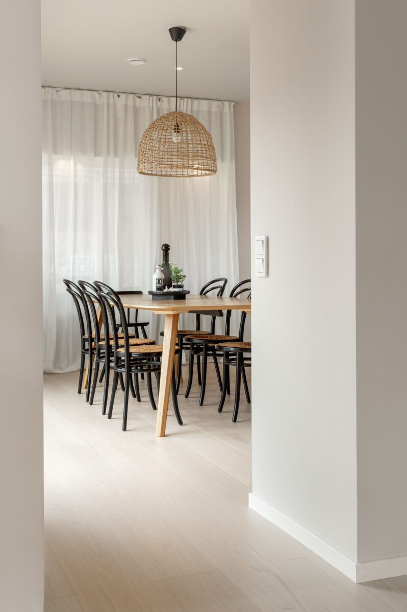 Maxwood XLW Herdet Tregulv - Eik Natur Vit