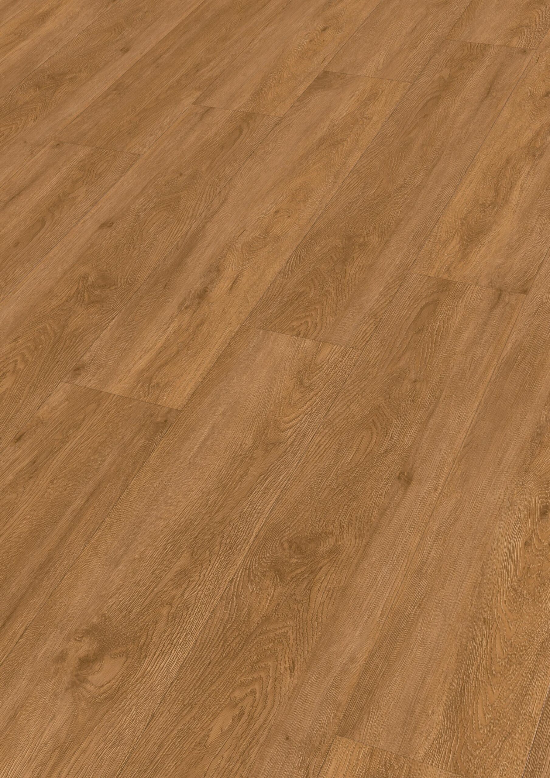 Klikkvinylgulv i eikedekor Quiet storm med mørk brun trestruktur