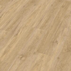 Klikkvinylgulv i eikedekor Vogue med lys beige trestruktur