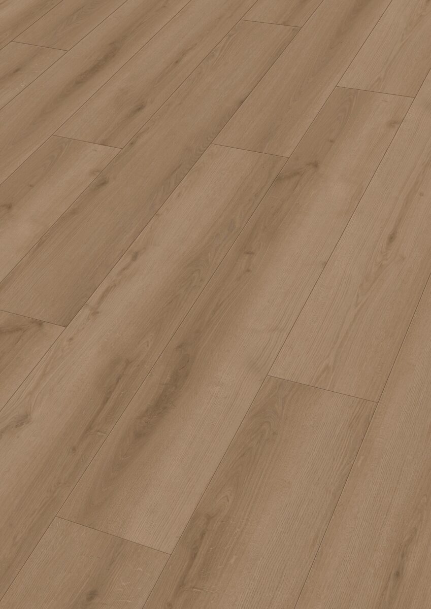 Klikkvinyl Rigid-Vinyl RM 500 S Vintage chanson 20203 med mørk brun eikeinspirert dekor og trestruktur