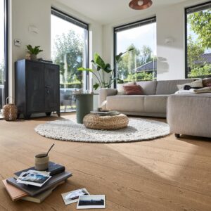 Herdet tregulv Lindura Clay Brown Oak Authentic 20225 – Brede Planker – Ultramattlakk - Bilde 5