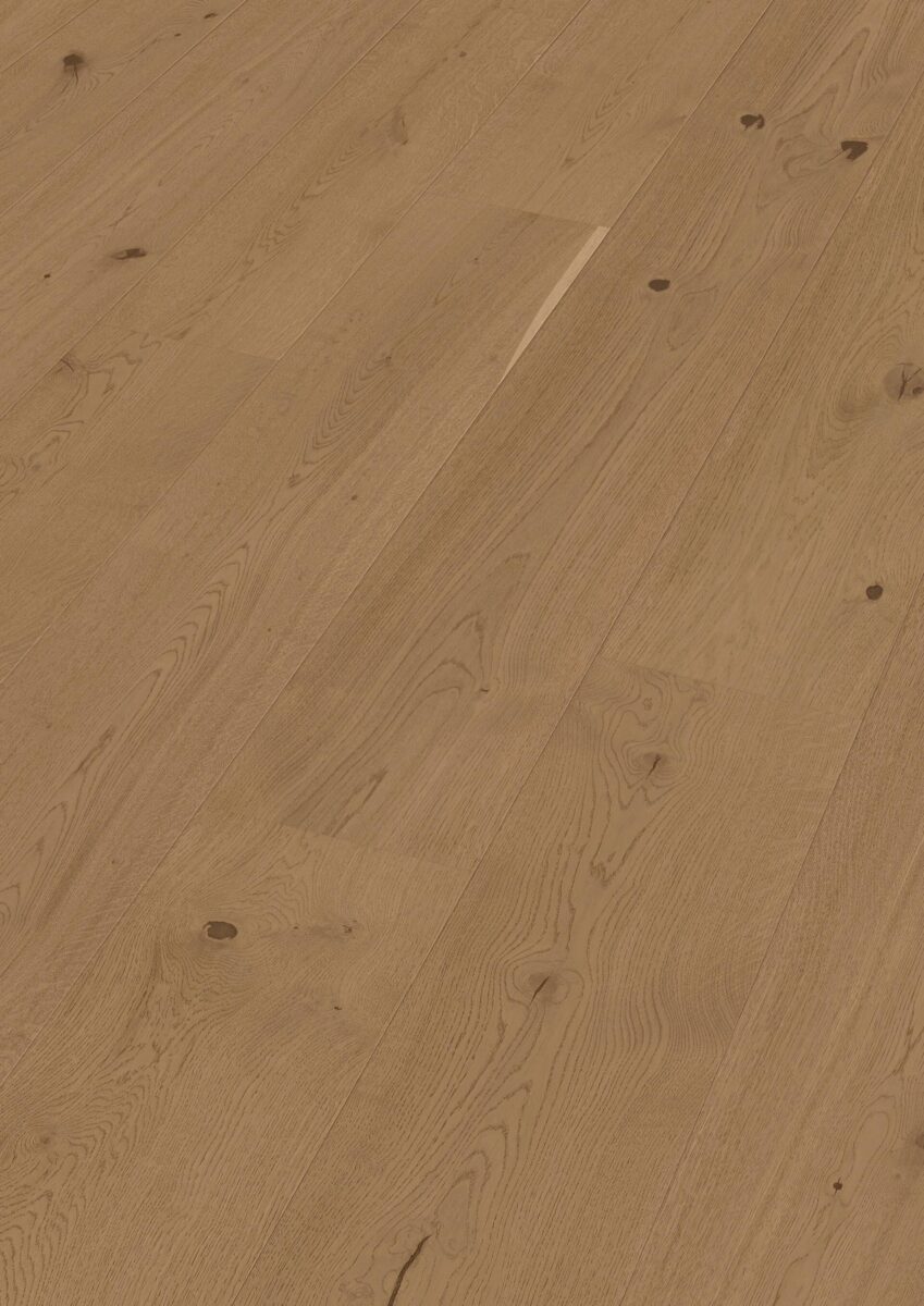 Herdet tregulv Lindura Clay Brown Oak Authentic 20225 – Brede Planker – Ultramattlakk