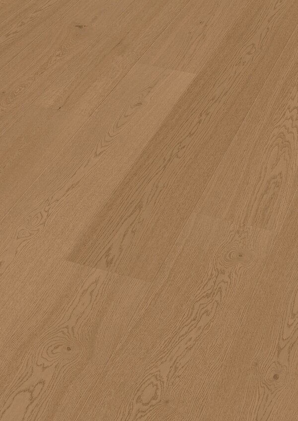 Herdet tregulv Lindura Clay Brown Oak Livlig 20227 – Klassiske Brede Planker – Ultramattlakk