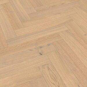 Herdet tregulv i eik Meister Lindura Oak Cream White Classic 20231 – brede planker ultramatt lakk