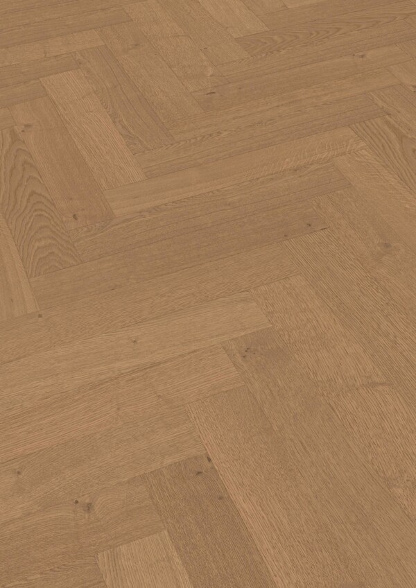 Herdet Tregulv Lindura Oak Clay Brown Classic 20233 – Fiskebensgulv – Ultramattlakk - Bilde 6