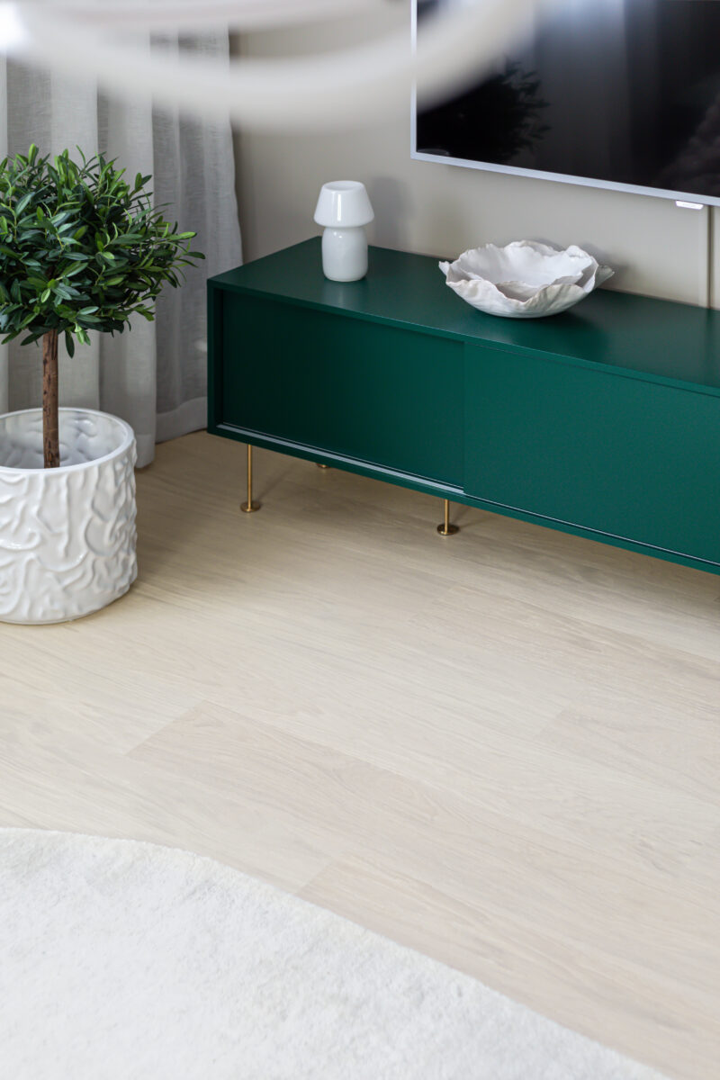 Maxwood XL Herdet Tregulv - Eik Natur Vit