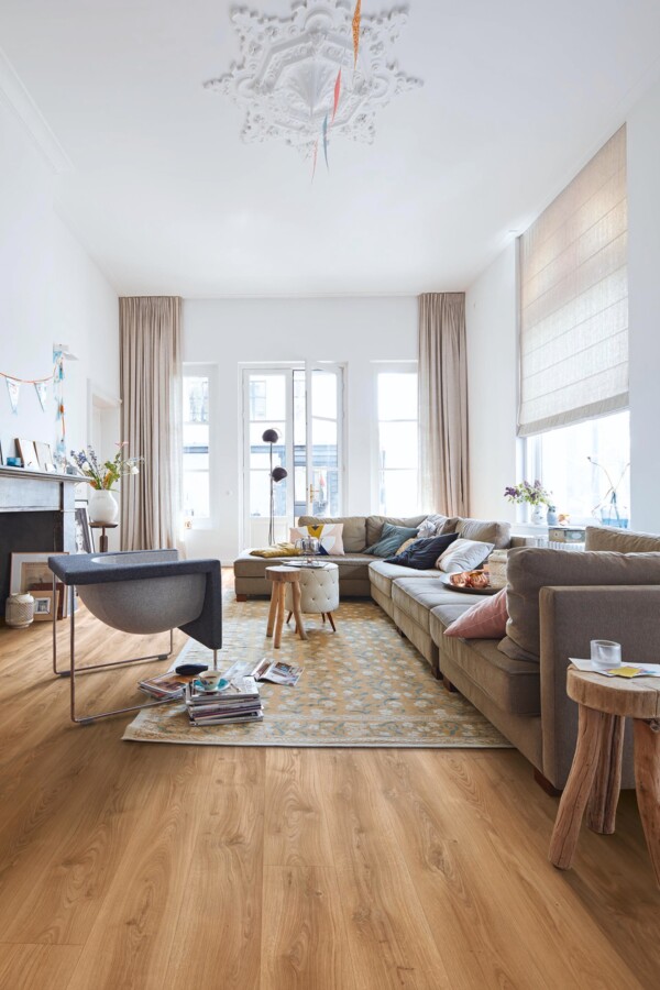 Klikkvinyl med kork Design. next DL 500 S – Natural castle oak 06836