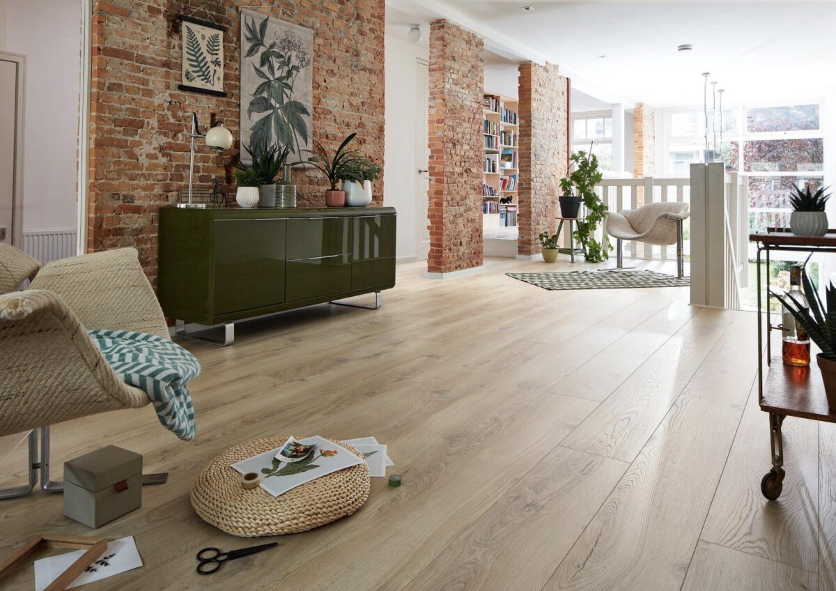 Klikkvinyl med kork Design. next DL 500 S – Pure castle oak 06840