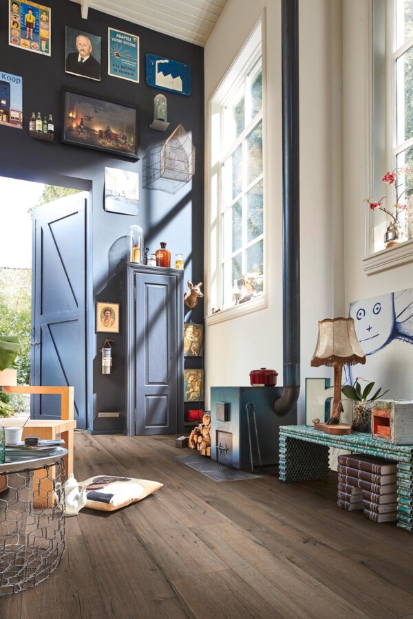 Klikkvinyl med kork Design. next DD 500 S – Clay Grey Old Wood Oak 06986 - Bilde 7