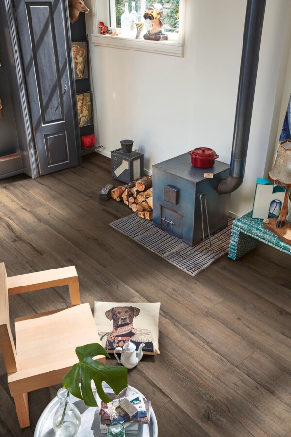 Klikkvinyl med kork Design. next DD 500 S – Clay Grey Old Wood Oak 06986 - Bilde 8