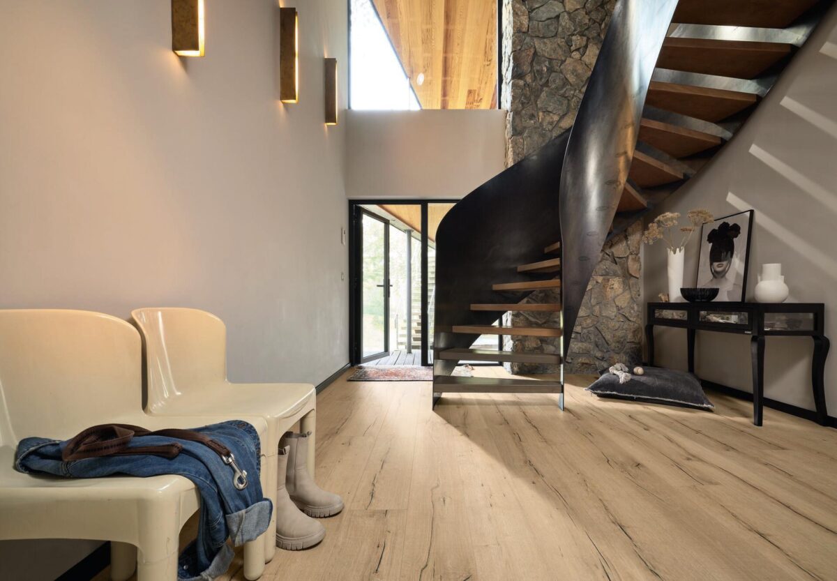 Klikkvinyl med kork Design. next DL 500 S – Light Old Wood Oak 07139