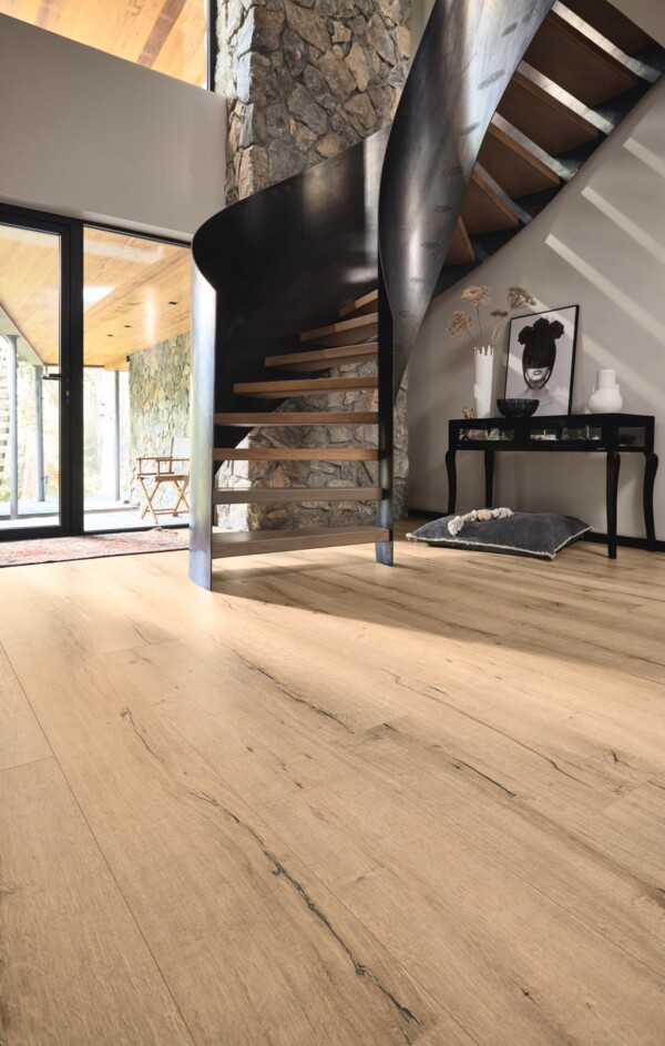 Klikkvinyl med kork Design. next DL 500 S – Light Old Wood Oak 07139