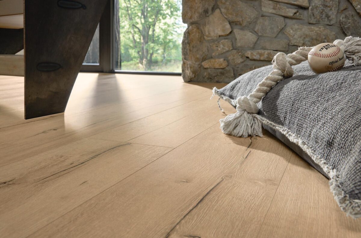 Klikkvinyl med kork Design. next DL 500 S – Light Old Wood Oak 07139
