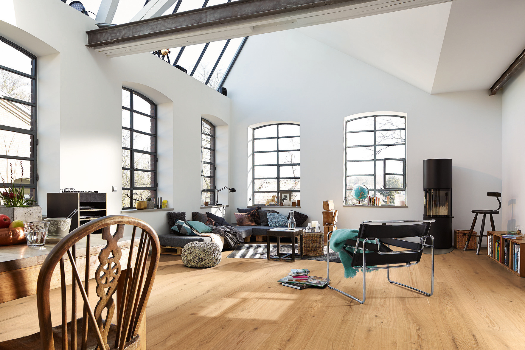 Herdet tregulv Lindura Pure Oak Authentic 08902 – Brede Planker – Naturlig Oljet - Bilde 2