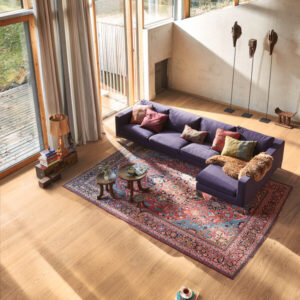 Herdet tregulv Lindura Oak Natural Pure 08906 – Ekstra Brede Planker – Naturlig Oljet - Bilde 3