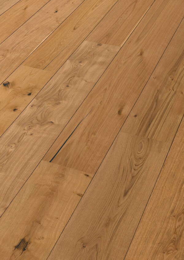 Herdet tregulv Lindura Authentic Oak 08915 – Klassiske Brede Planker – Ultramattlakk - Bilde 2