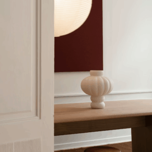 Ceramic Balloon Vase 03 Raw White 40cm - Bilde 2