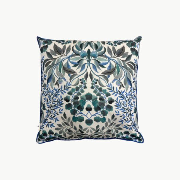 Ikebana Damask Slate Blue Pyntepute - Bilde 2