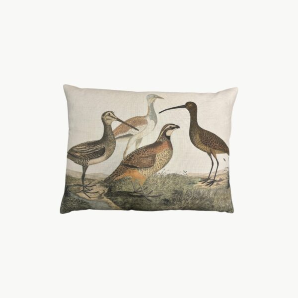 Designers Guild John Derian pyntepute med fugler på grener i naturtoner
