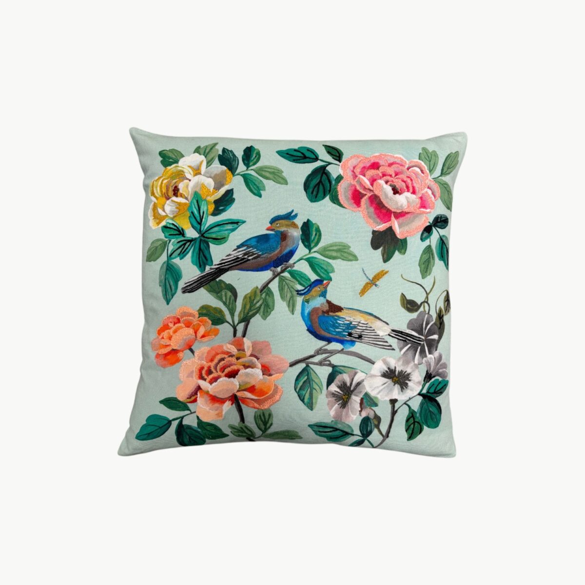 Designers Guild Mira Flores - Duck Egg Pyntepute 25 50x50