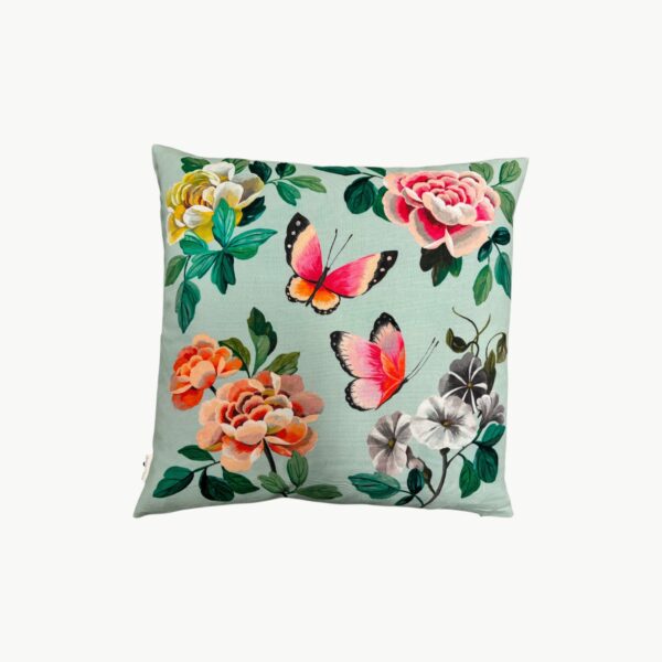 Designers Guild Mira Flores - Duck Egg Pyntepute 25 50x50 - Bilde 1