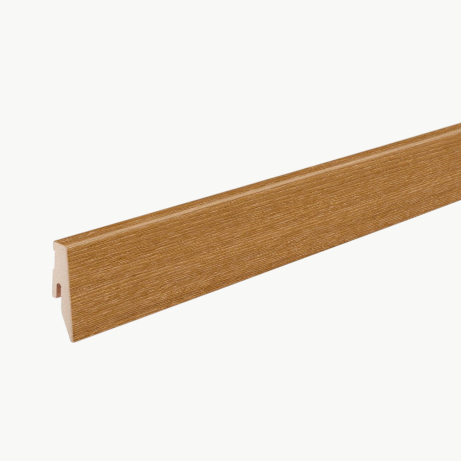 Gulvlist i eikedekor Chestnut brown oak med 3 PK profil