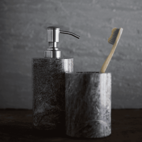 Tannbørsteholder Vita Seagrass marmor - Bilde 4