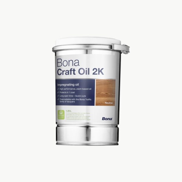 Bona Craft Oil 2K Sand 1 25L hardvoksolje til tregulv