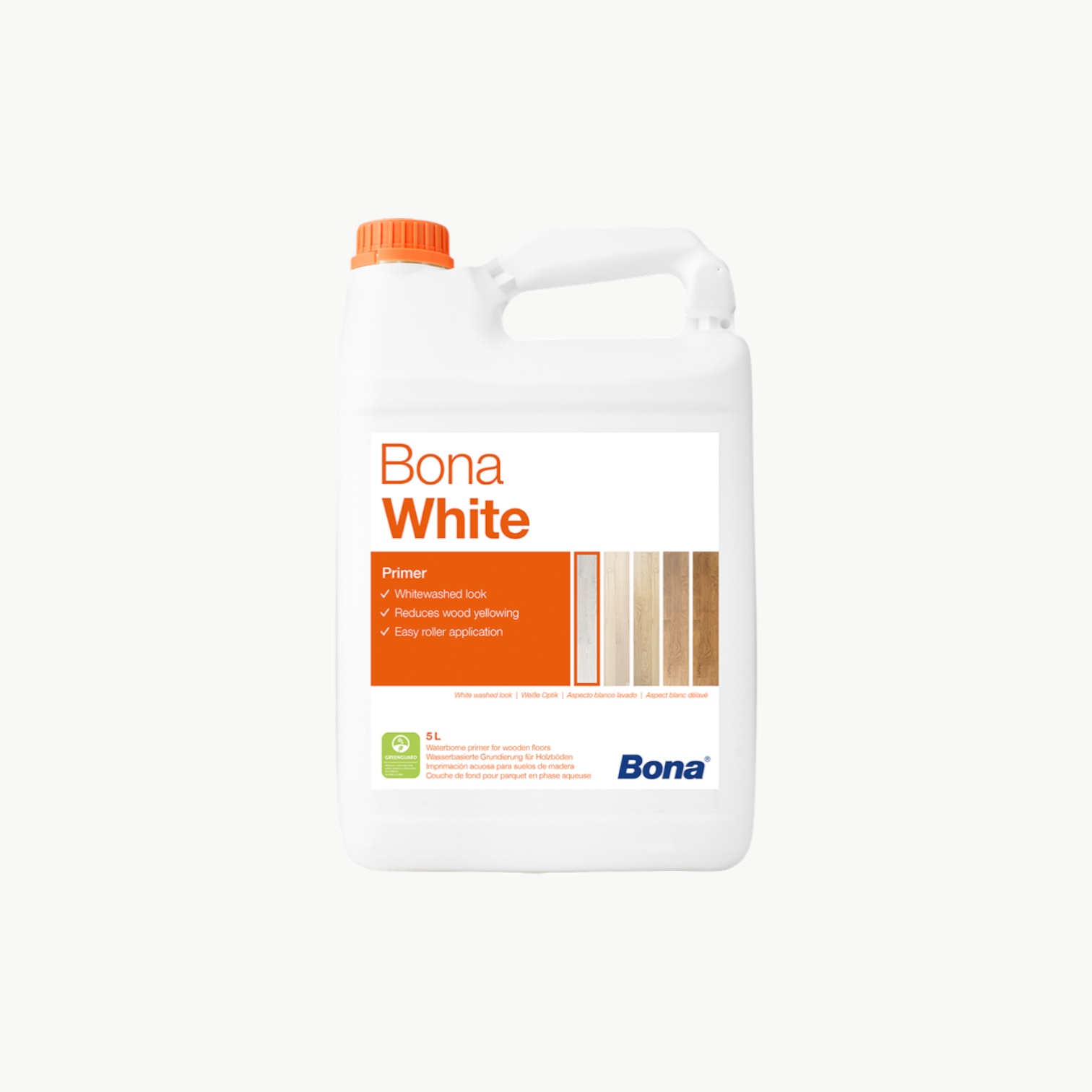 Bona White Primer 5L hvitpigmentert primer til tregulv