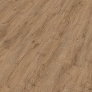 Klikkvinyl gulv i eik Rare groove med trestruktur og beige fargetone